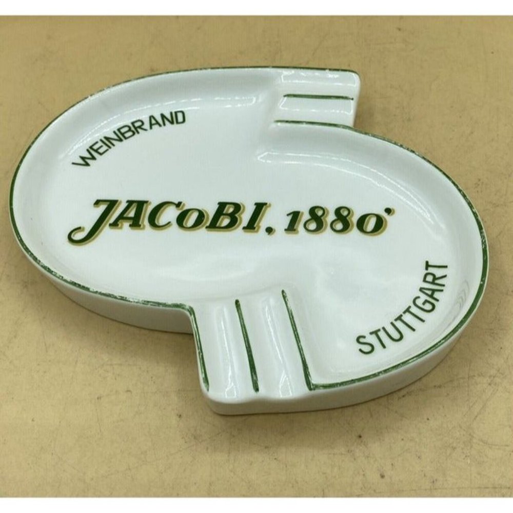 Jacobi Weinbrand Stuttgart Thomas Marktredwitz Germany Ashtray Vintage